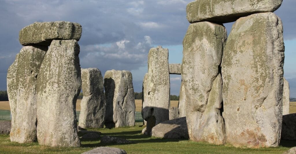 Capture of Stonehenge's iconic megaliths on a sunny day, showcasing ancient mystery.