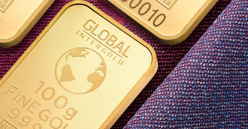 Close-up image of high-quality gold bars, symbolizing wealth and investment potential.